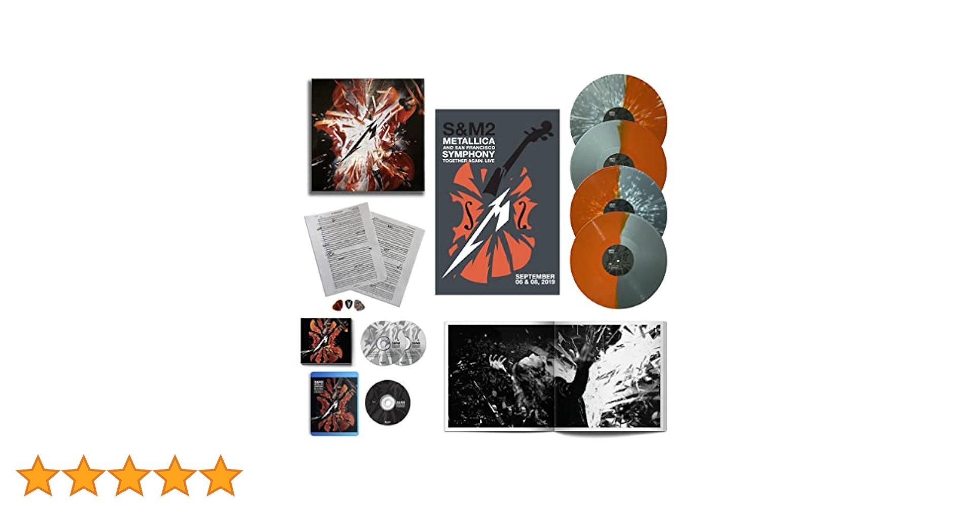 洋楽 llica/S&M2 Deluxe Box 4LP+CD+Blu-ray S&M2 [Deluxe Box] [輸入盤][4LP+1Blu-ray+2CD][アナログ][+Blu